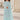 Net Fabric Light Cyan Color Supreme Palazzo Suit