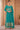 Larissa Bonesi Ingenious Sequins Designs Cyan Color Georgette Palazzo Suit