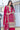 Embroidered Rani Color Palazzo Salwar Kameez In Chinon Silk Fabric