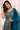 Exclusive Digital Printed Teal Color Readymade Gown With Dupatta In Dola Silk Fabric