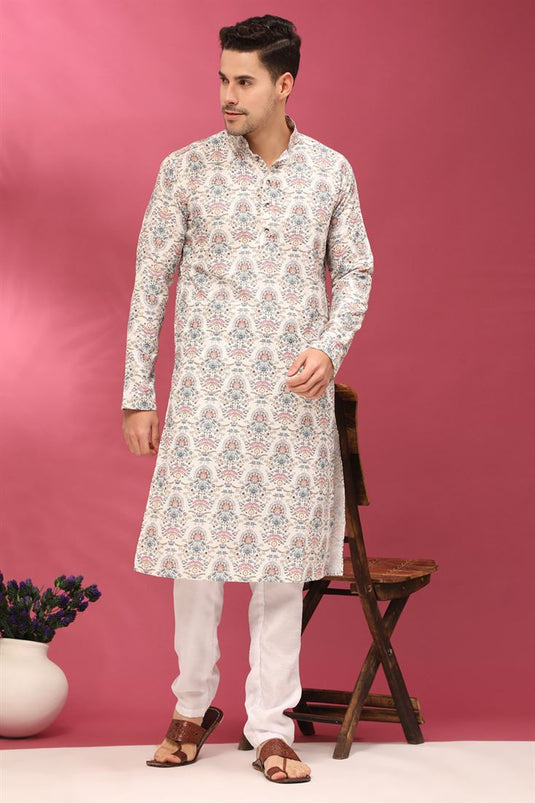 Gorgeous Art Silk Fabric Reception Wear Readymade Kurta For Men