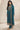 Nidhi Shah Teal Color Embroidered Suit In Georgette Silk Fabric