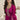 Nidhi Shah Embroidered Georgette Silk Fabric Suit In Rani Color