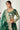 Dark Green Color Net Fabric Embroidery Work Reception Wear Lehenga