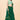 Incredible Embroidered Work On Georgette Fabric Green Color Lehenga