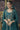 Embroidered Teal Color Fashionable Readymade Lehenga With Long koti In Art Silk Fabric