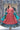 Traditional Orange Color Georgette Printed Readymade Gown With Dupatta