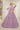 Creative Embroidered Work On Designer Lehenga In Lavender Color Net Fabric