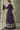 Purple Color Georgette Fabric Admirable Readymade Gown In Party Wear