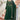 Attrective Georgette Fabric Green Color Anarklai Suit With Embroidered Work