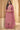 Embroidered Work On Captivating Georgette Palazzo Suit In Pink Color