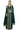 Green Color Adorning Jacket Style Salwar Suit In Georgette Fabric