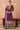 Georgette Fabric Wine Color Winsome Palazzo Suit