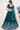 Sangeet Wear Classic Teal Color Embroidered Georgette Lehenga