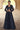 Embroidery Work Navy Blue Color Chinon Fabric Readymade Indo Western Lehenga Choli With Long Shrug
