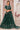 Beguiling Sequins Work On Sangeet Wear Net Fabric Readymade Lehenga In Dark Green Color