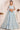 Light Cyan Color Sangeet Wear Net Fabric Flamboyant Embroidered Lehenga