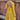Yellow Color Luminous Party Style Readymade Gown With Dupatta In Georgette Fabric
