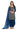 Engaging Blue Color Art Silk Fabric Patiala Suit With Embroidered Work