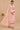Exquisite Embroidered Work On Peach Color Georgette Fabric Casual Wear Straight Palazzo Suit