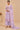 Lovely Embroidered Work Georgette Fabric Lavender Color Casual Wear Straight Palazzo Suit