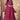 Embroidered Georgette Rani Color Sharara Top Lehenga