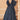 Embellished Navy Blue Color Chinon Silk Fabric Readymade Anarkali Style Gown