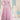 Embroidered Pink Color Long Anarkali Salwar Kameez In Net Fabric