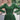 Green Color Georgette Charismatic Readymade Gown With Dupatta