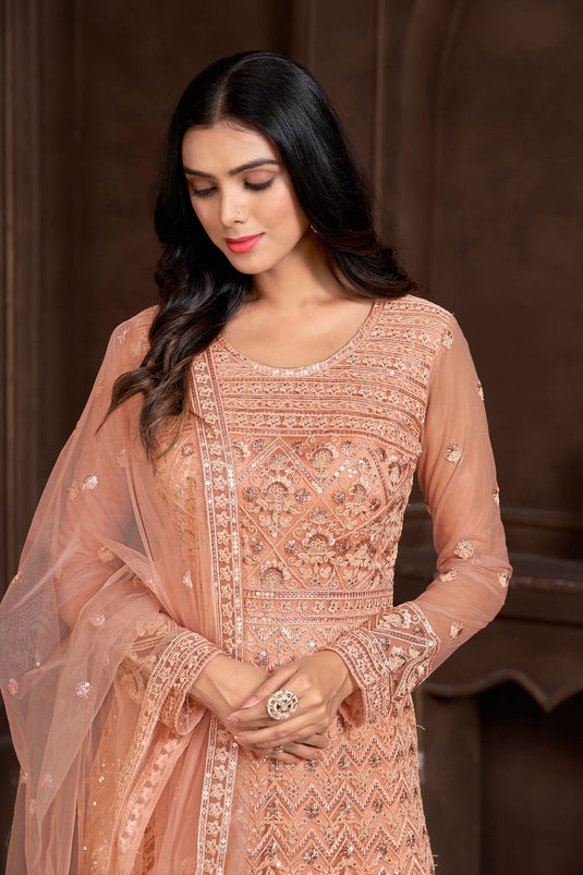 Buy Net Anarkali Dress for Women Online from india's Luxury Designers 2024