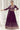 Purple Color Georgette Fabric Party Wear Readymade Long Anarkali Style Gown With Dupatta