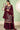 Maroon Color Georgette Fabric Chic Palazzo Suit With Embroidered Work