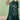 Georgette Fabric Embroidered Work Wonderful Palazzo Suit In Dark Green Color