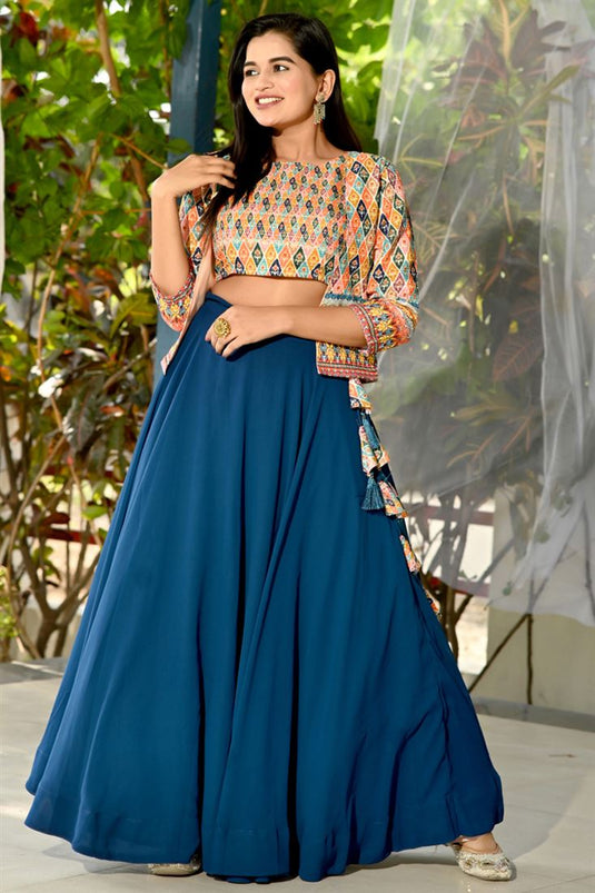 Navy Blue Lehengas - Buy Navy Blue Lehenga Designs Sets Online at Best  Prices