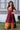 Maroon Color Function look Silk Kid S Gown