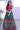 Art Silk Ceremonial Floor Length Multi Color Gown