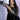 Black Georgette Fabric Readymade Gown With Sequins Work