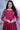 Georgette Fabric Sequins Work On Readymade Gown In Rani Color