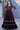 Sequins Work Wine Color Georgette Fabric Readymade Gown