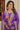 Purple Color Art Silk Fabric Divine Readymade Gown With Sequins Work Dupatta