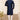 Sangeet Wear Readymade Kurta Pyjama For Men In Art Silk Navy Blue Color