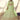 Green Color Embroidered Work On Organza Fabric Sangeet Wear Astounding Lehenga