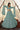 Organza Fabric Cyan Color Function Wear Vivacious Lehenga With Embroidered Work