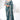 Teal Color Organza Fabric Tempting Function Look Saree