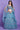 Embroidered Cyan Color Wedding Wear Fancy Readymade Lehenga Choli In Silk Fabric