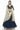 Sober Sequins Work On Georgette Fabric Lehenga In Navy Blue Color