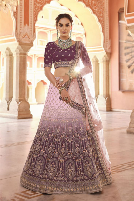 Angelic Wine Color Tussar Silk With Heavy Tassels patola printed Lehenga  Choli