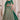 Embroidery Work Net Fabric Bridal Lehenga Choli In Green Color