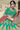 Exclusive Satin Designer Embroidered Wedding Wear Glamorous Lehenga Choli In Green Color