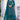 Teal Color Festive Wear Embroidered Palazzo Salwar Kameez In Art Silk Fabric